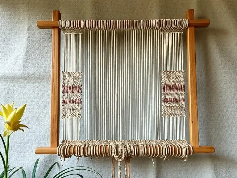 weaving frame to make a rug