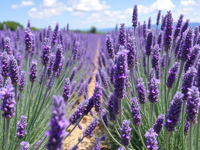Lavender backyard plant
