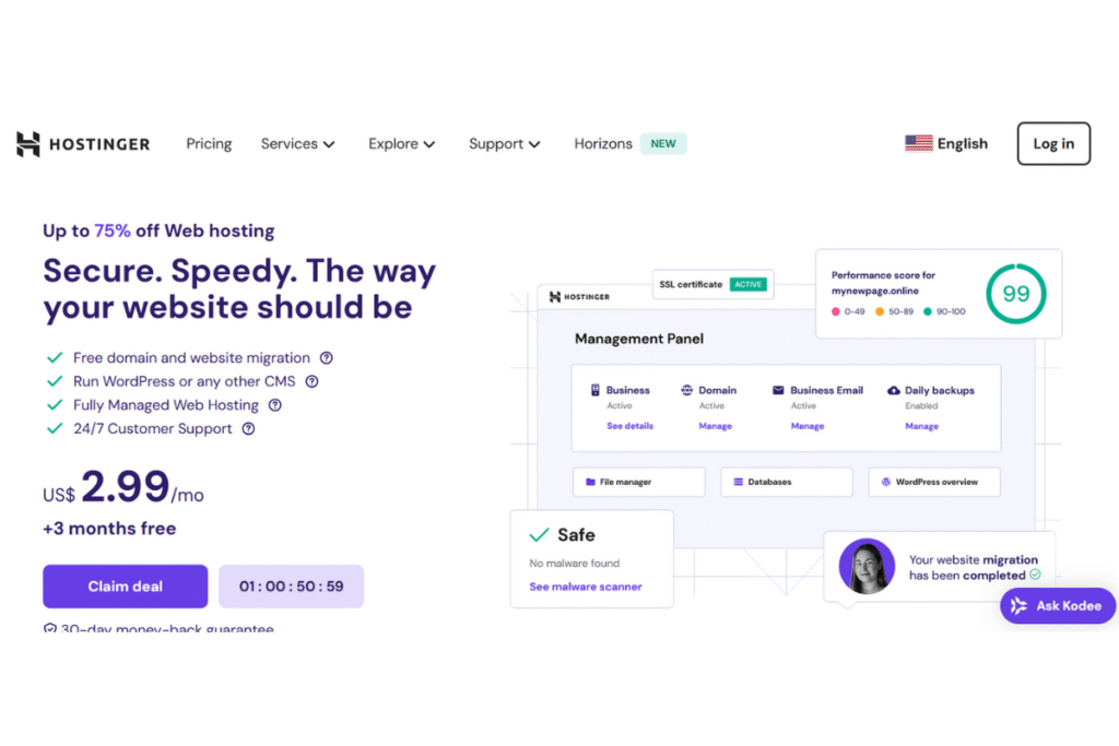 Website for affiliate marketing